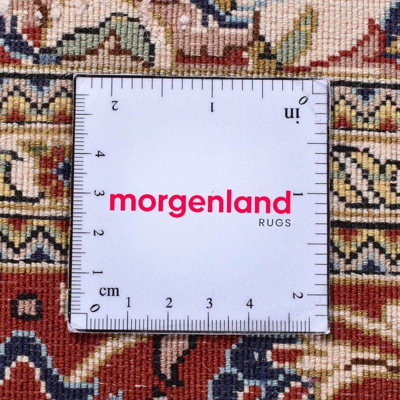 Perzisch tapijt - Ghom - Koninklijk - 196 x 135 cm - zand