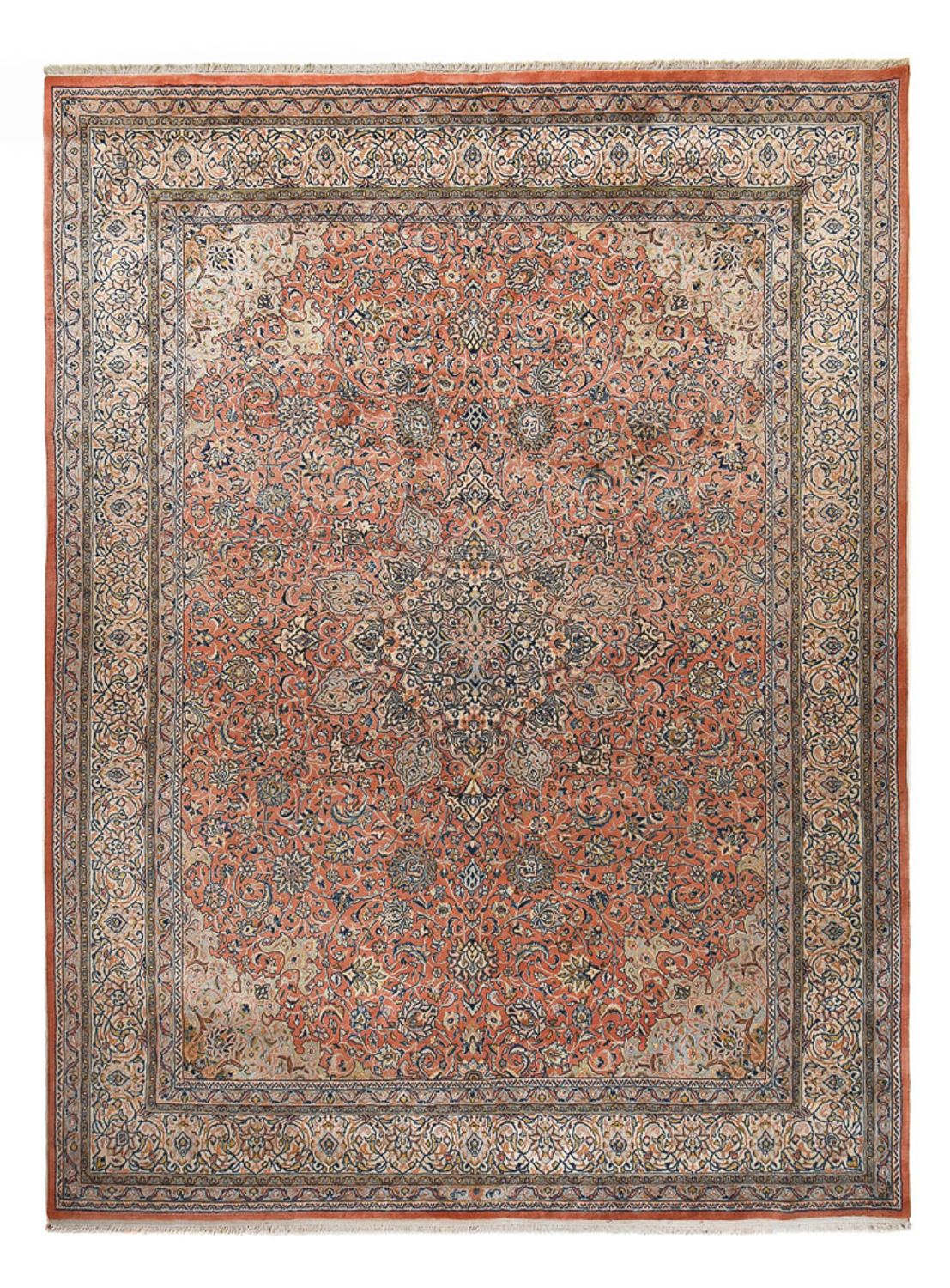 Perzisch tapijt - Klassiek - Koninklijke - 411 x 293 cm - zand