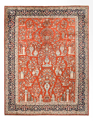 Perzisch tapijt - Royal - Koninklijke - 399 x 303 cm - rood