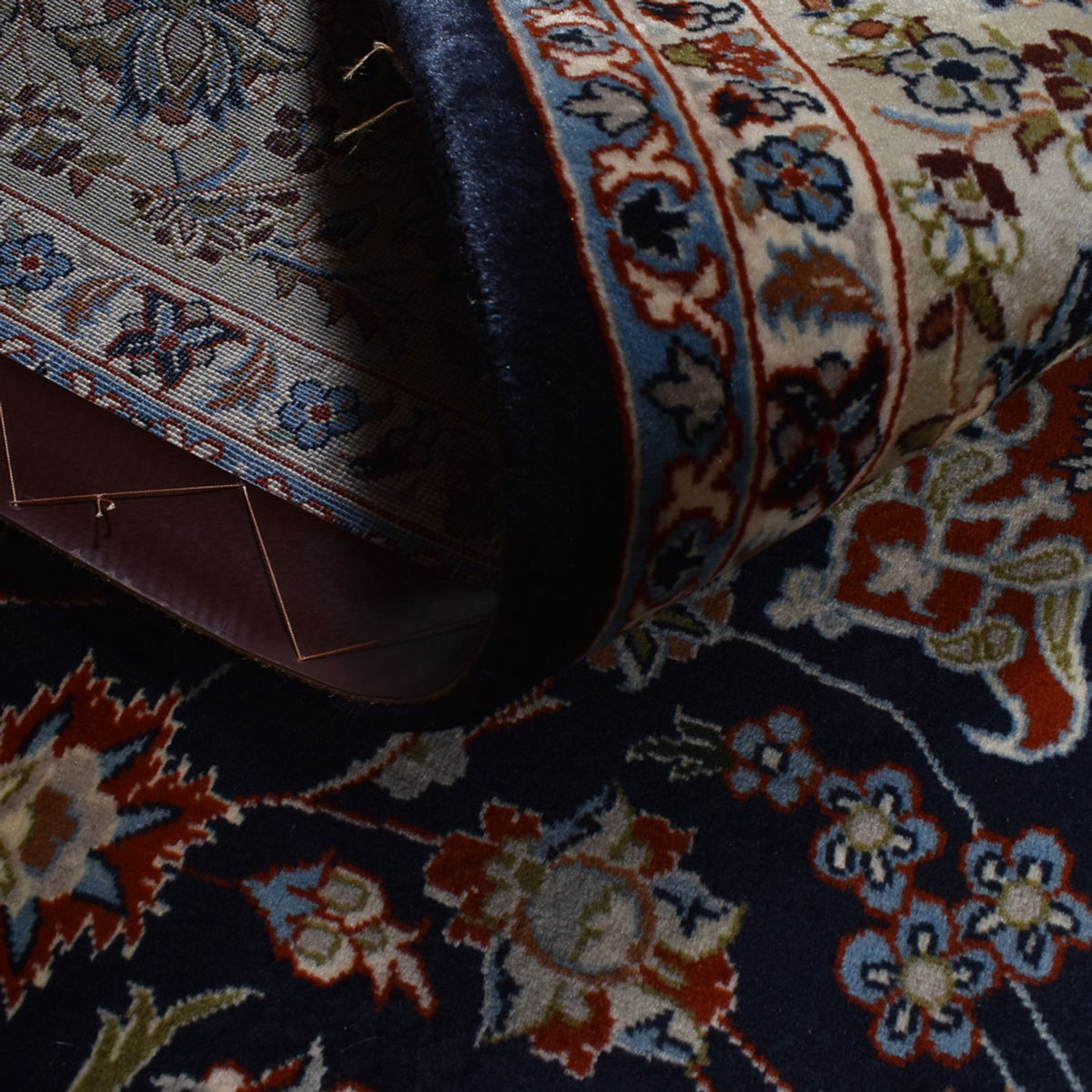 Perzisch tapijt - Royal - Koninklijke - 295 x 192 cm - donkerblauw