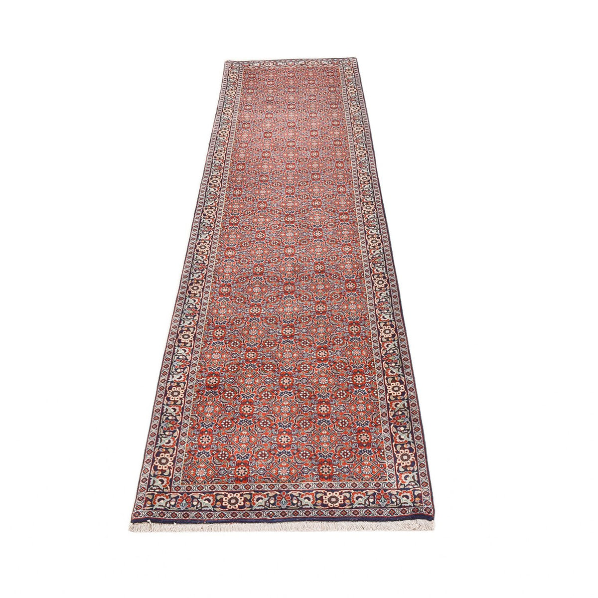 Loper Perzisch tapijt - Bijar - 295 x 76 cm - roest