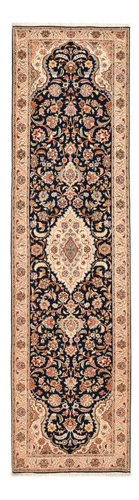 Loper Perzisch tapijt - Tabriz - Royal - 310 x 82 cm - donkerblauw
