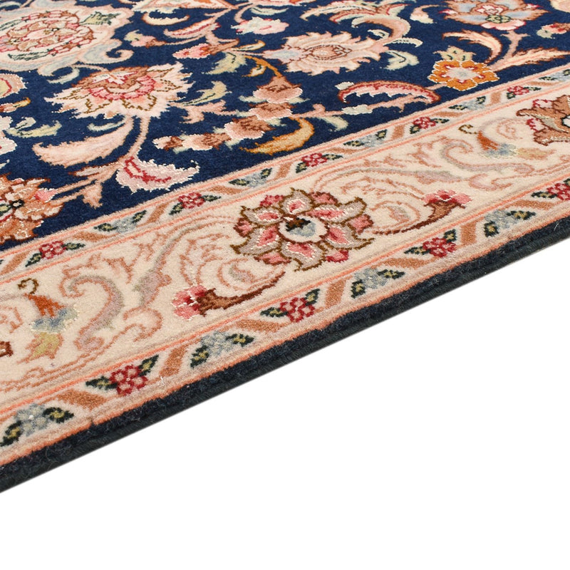 Loper Perzisch tapijt - Tabriz - Royal - 310 x 82 cm - donkerblauw