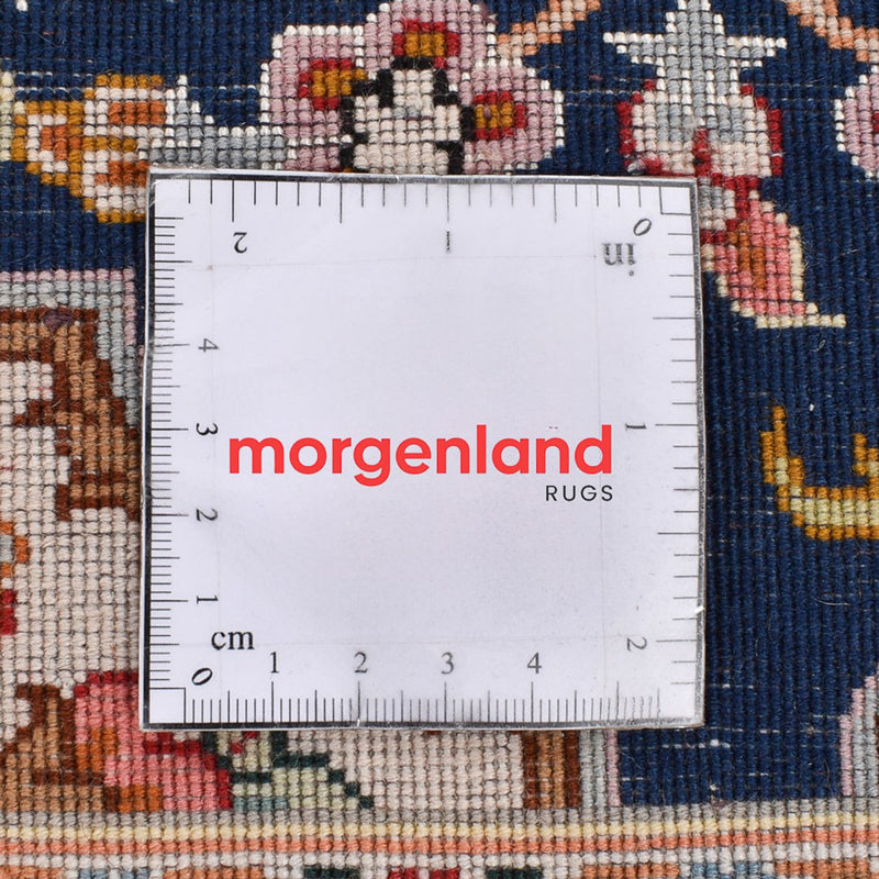 Loper Perzisch tapijt - Tabriz - Royal - 310 x 82 cm - donkerblauw