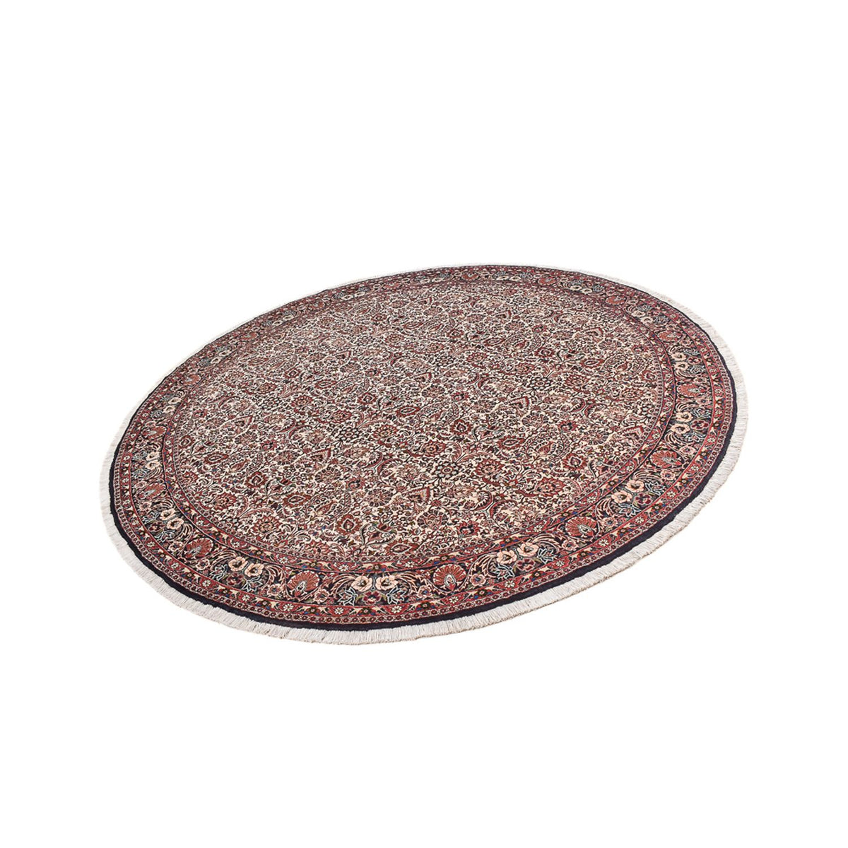 Perzisch tapijt - Bijar rond  - 250 x 250 cm - roest