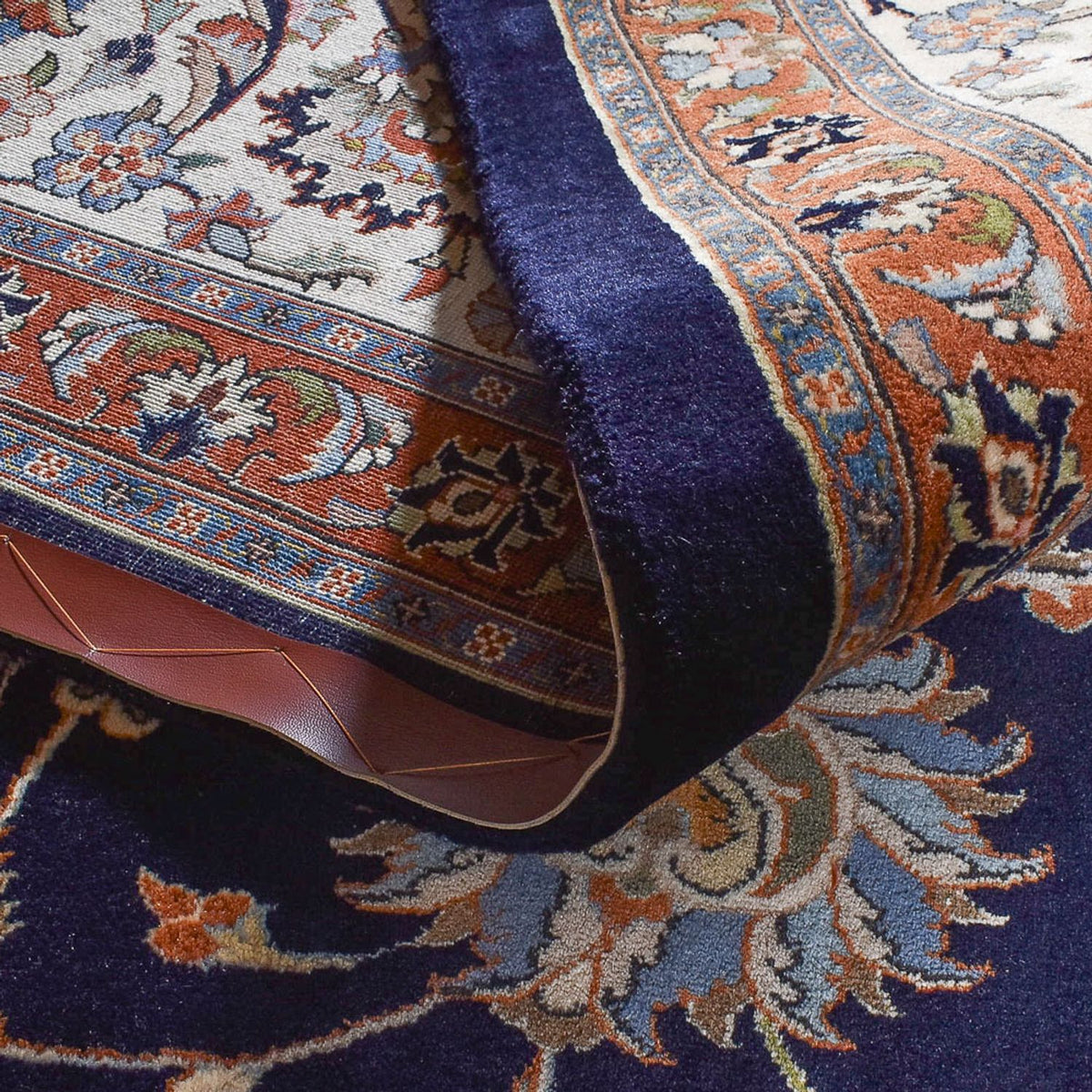 Perzisch tapijt - Klassiek - 374 x 295 cm - donkerblauw