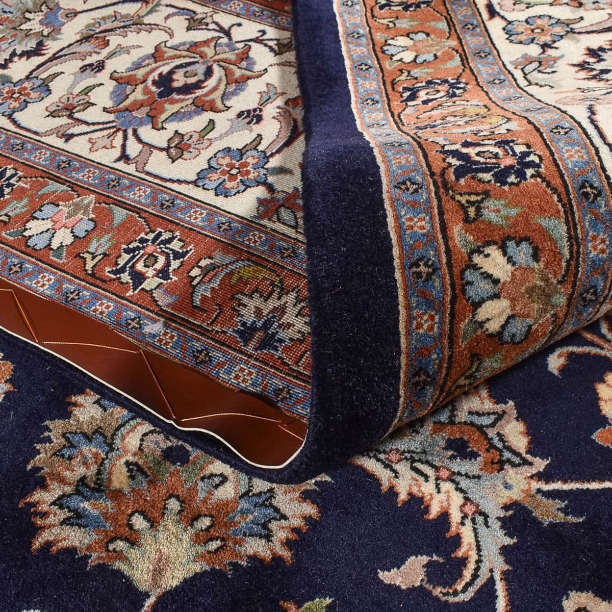 Perzisch tapijt - Klassiek - Koninklijke - 390 x 303 cm - donkerblauw