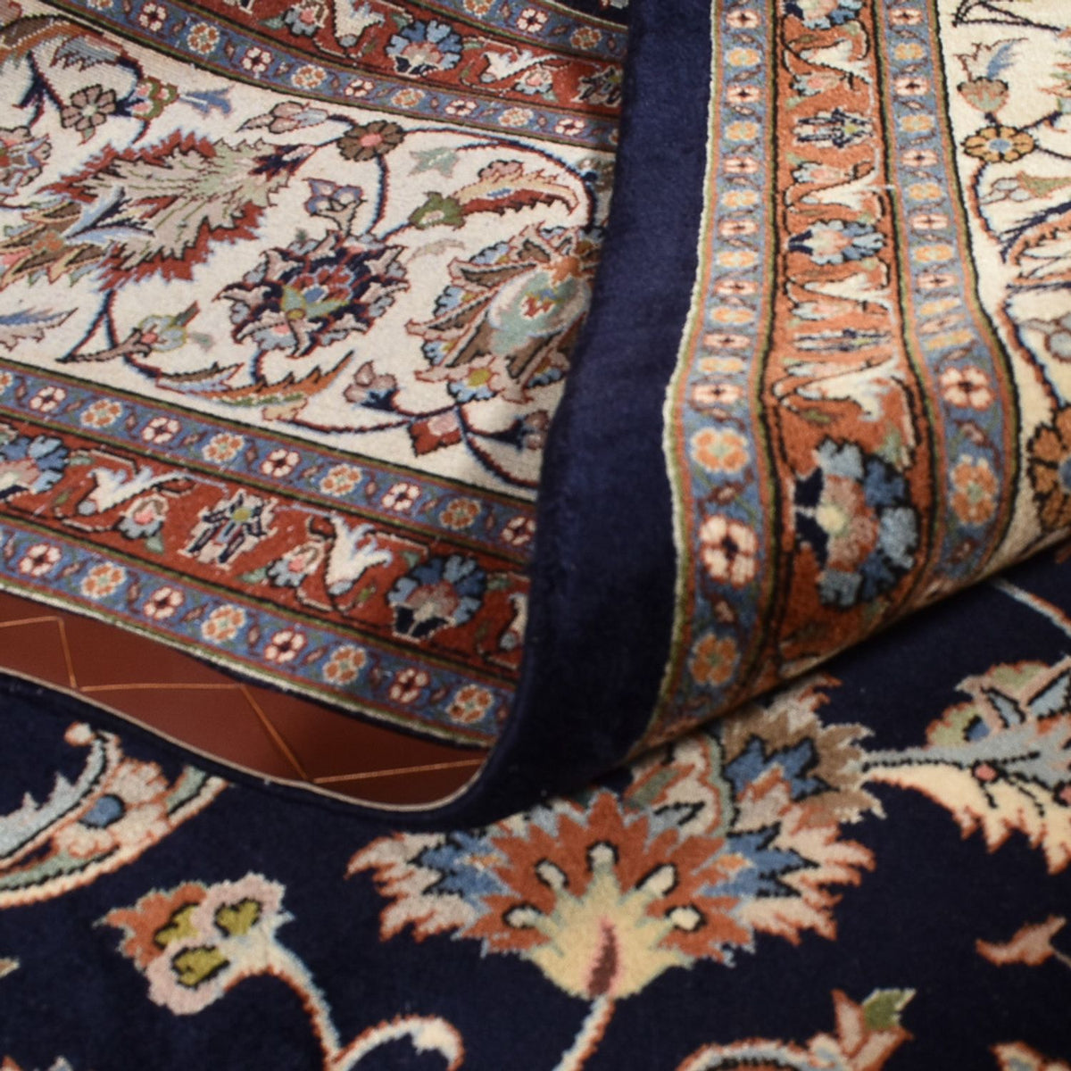 Perzisch tapijt - Klassiek - Koninklijke - 385 x 300 cm - donkerblauw