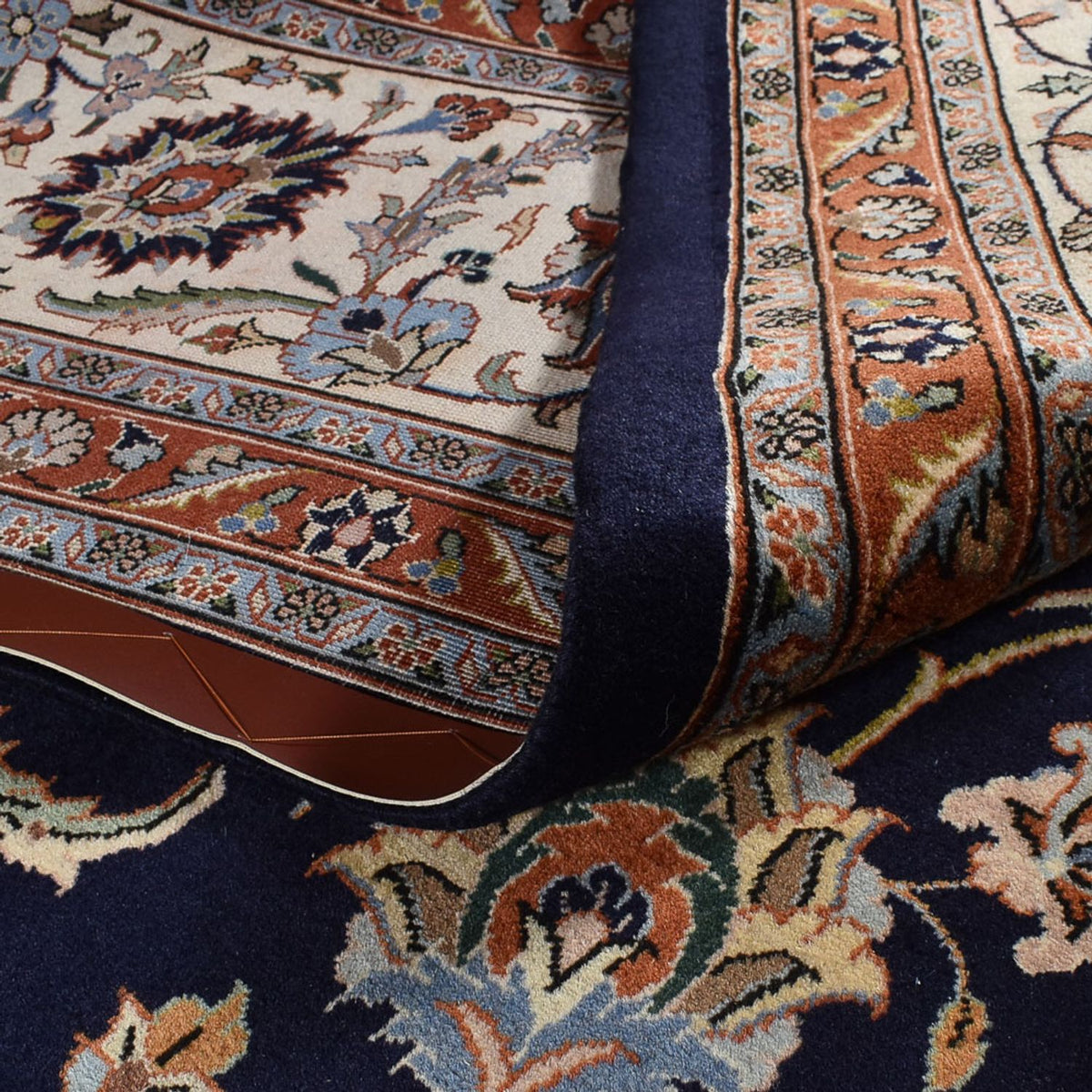 Perzisch tapijt - Klassiek - Koninklijke - 397 x 298 cm - donkerblauw