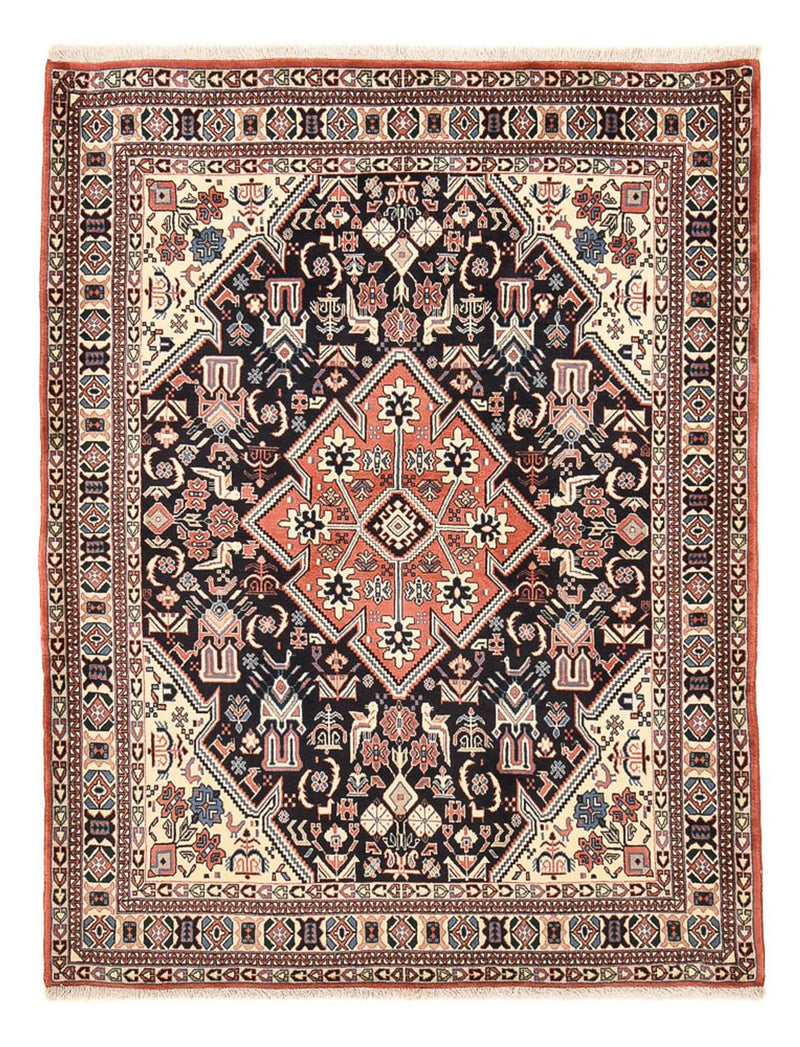 Gabbeh Tapijt - Kashkuli Perzisch - 192 x 150 cm - donkerblauw