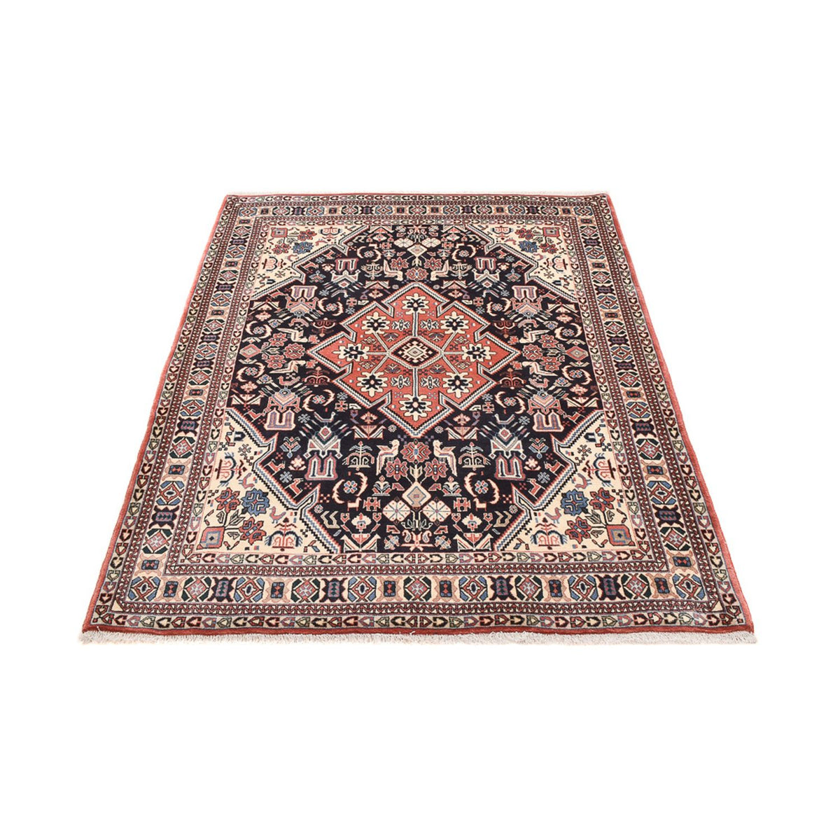 Gabbeh Tapijt - Kashkuli Perzisch - 192 x 150 cm - donkerblauw