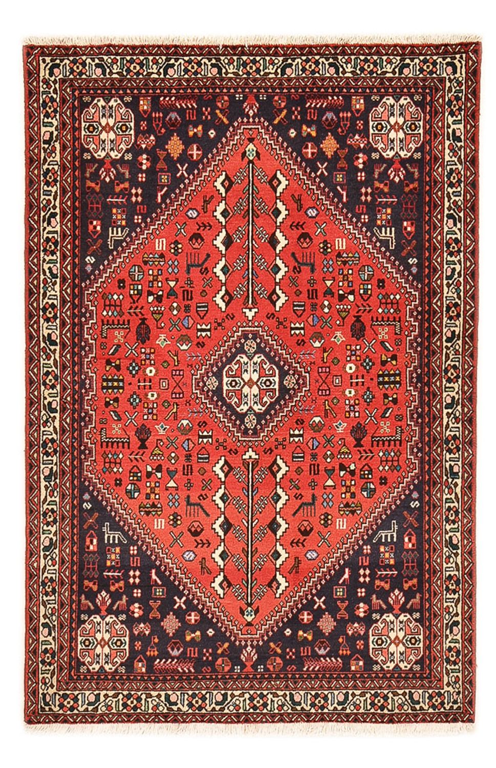 Perzisch Tapijt - Nomadisch - 148 x 98 cm - rood