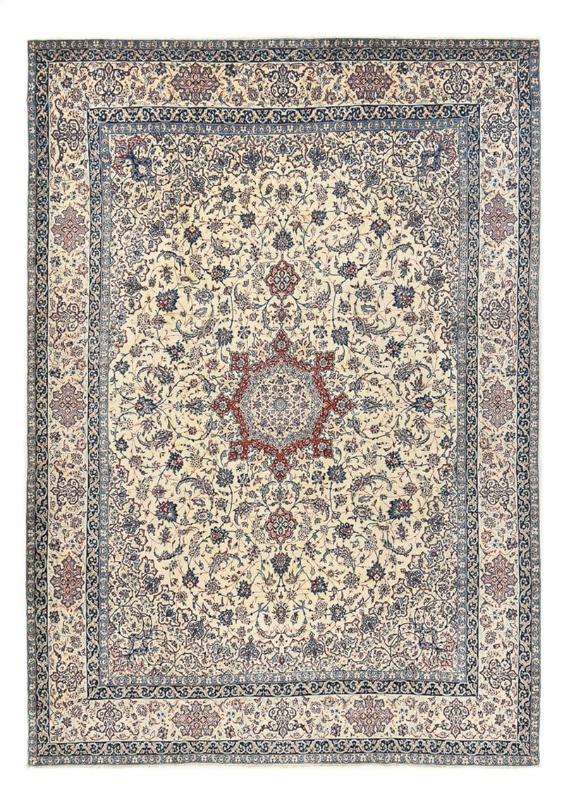 Perzisch tapijt - Isfahan - Premium - 430 x 303 cm - crème
