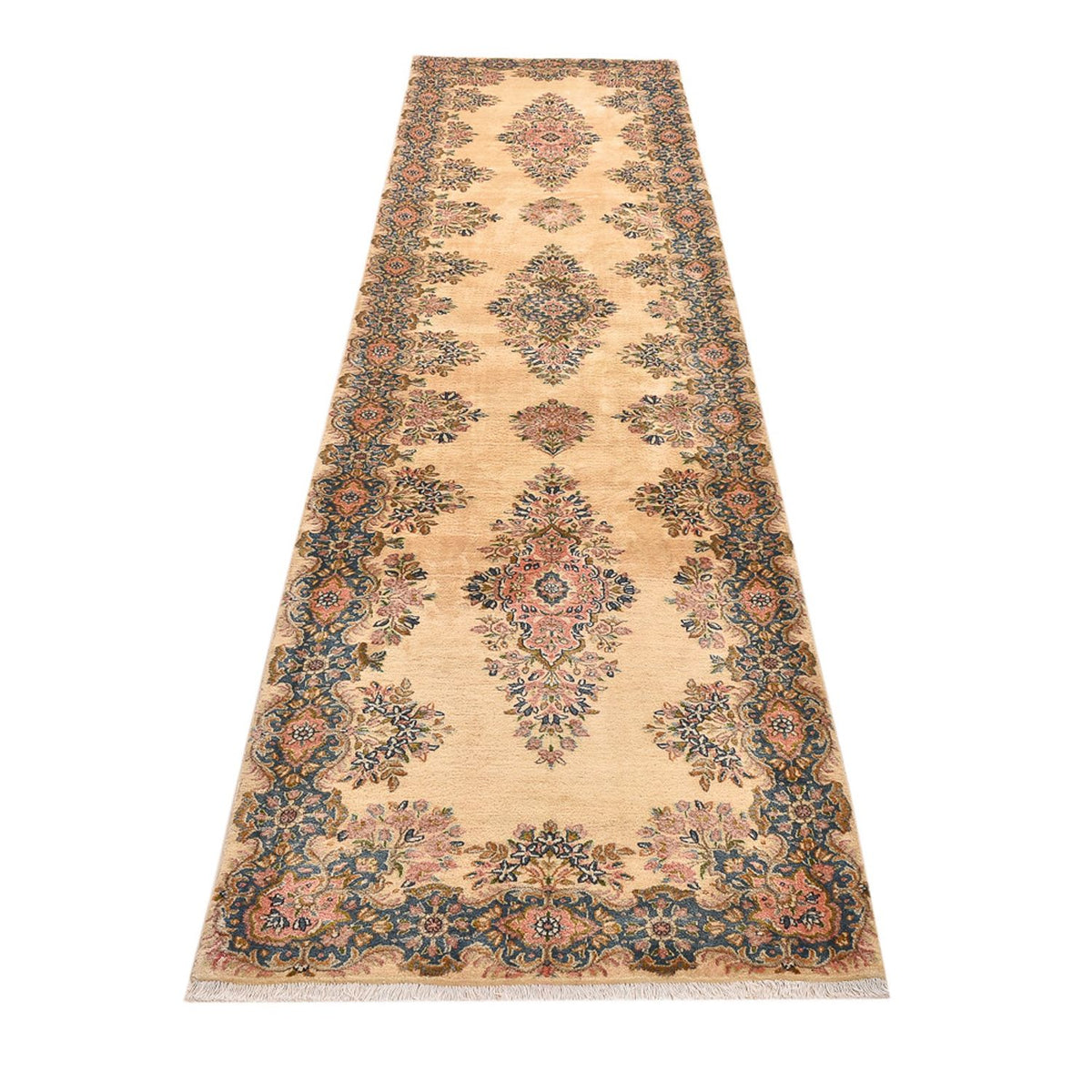 Loper Perzisch tapijt - Royal - 368 x 86 cm - beige