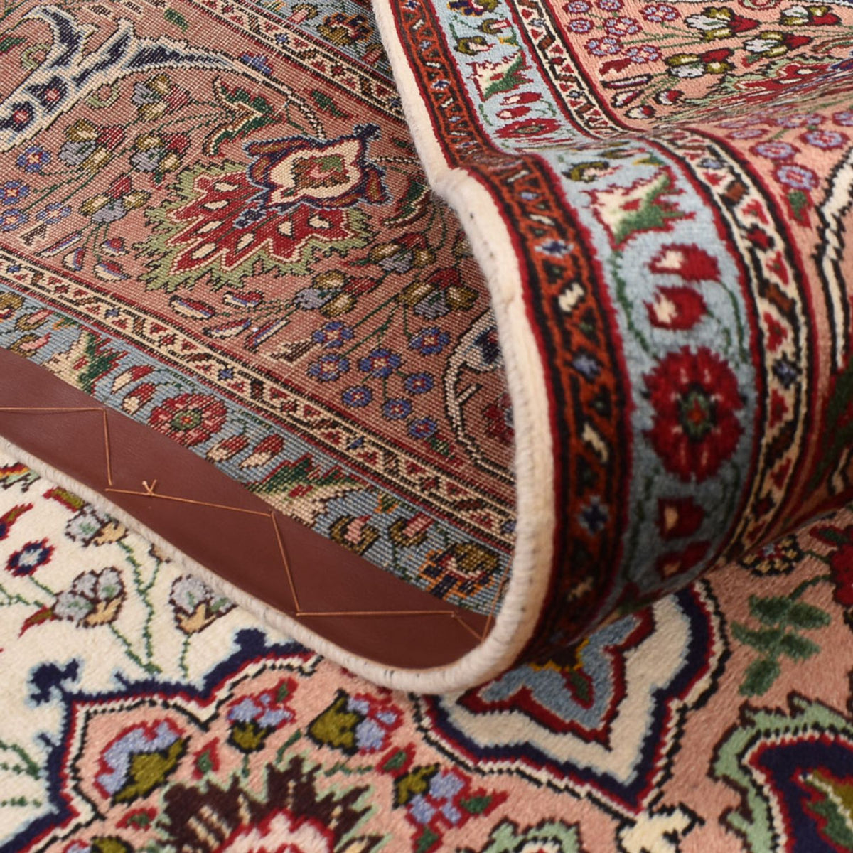 Perzisch tapijt - Tabriz - Royal - 345 x 245 cm - zand