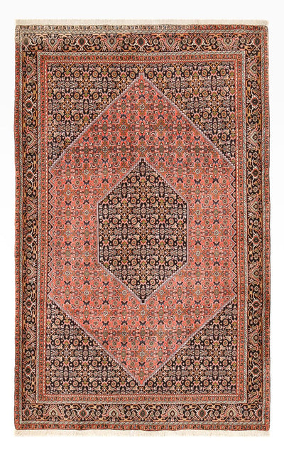 Bidjar - Zanjan Tapijt 157x255cm - Perzisch tapijt - roest