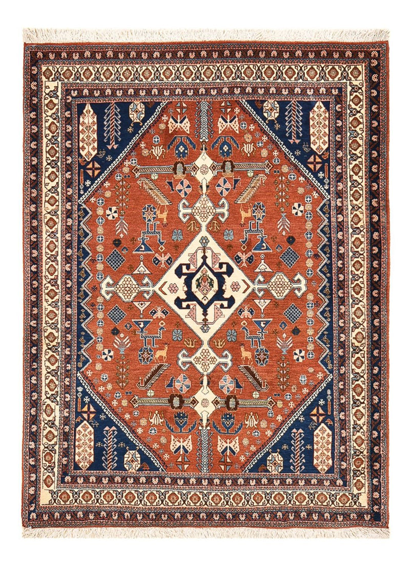 Gabbeh Tapijt - Kashkuli Perzisch - 157 x 113 cm - veelkleurig