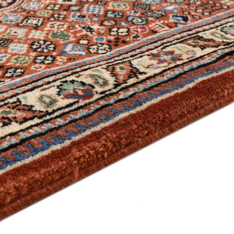 Loper Gabbeh Tapijt - Kashkuli Perzisch - 405 x 80 cm - donker beige