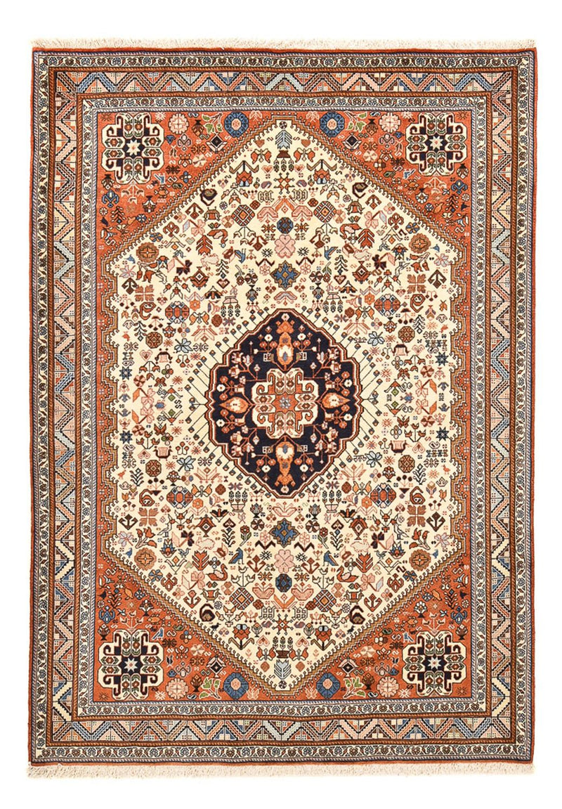 Gabbeh Tapijt - Kashkuli Perzisch - 209 x 150 cm - beige