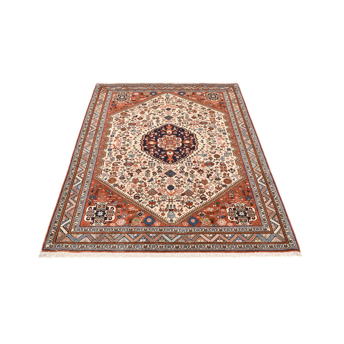 Gabbeh Tapijt - Kashkuli Perzisch - 209 x 150 cm - beige