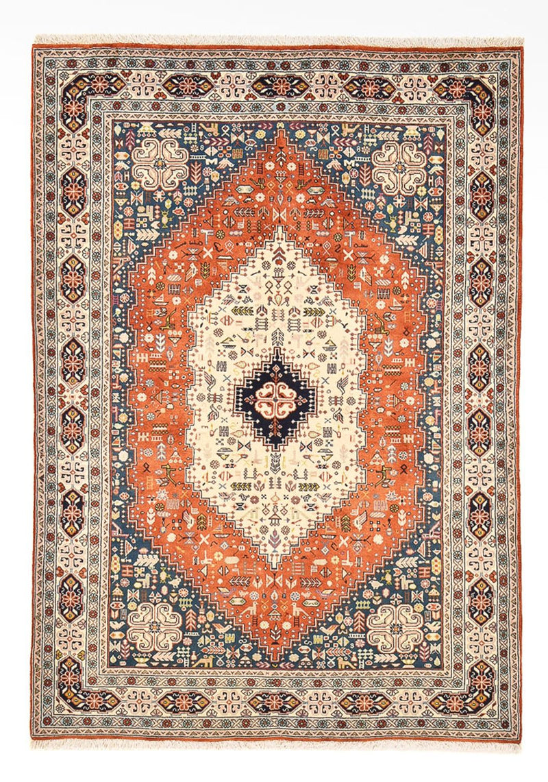 Gabbeh Tapijt - Kashkuli Perzisch - 205 x 147 cm - veelkleurig