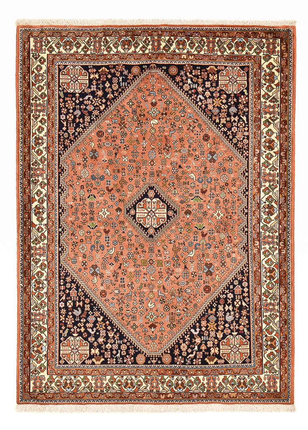 Gabbeh Tapijt - Kashkuli Perzisch - 197 x 145 cm - licht rood