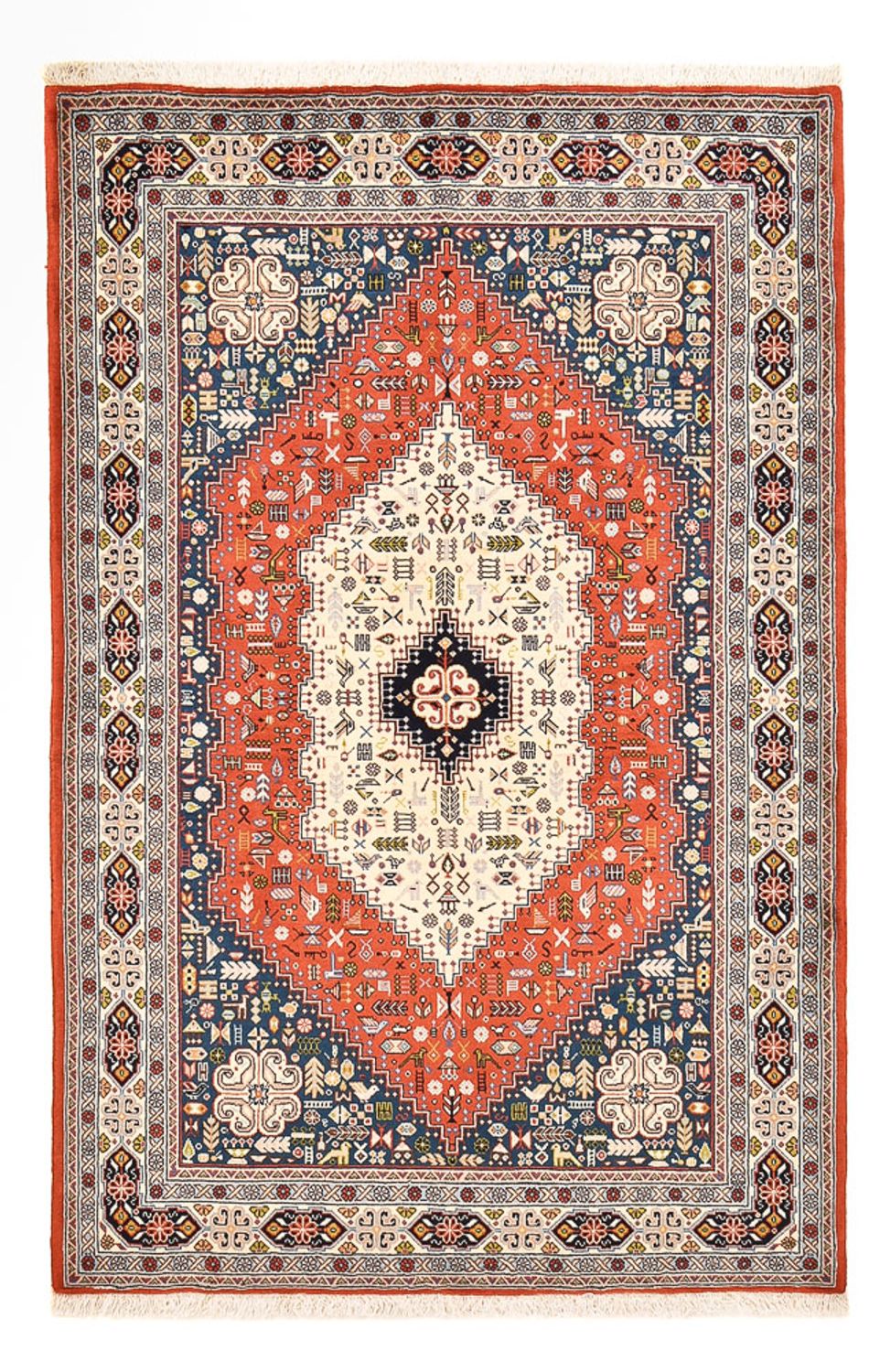 Gabbeh Tapijt - Kashkuli Perzisch - 206 x 137 cm - veelkleurig