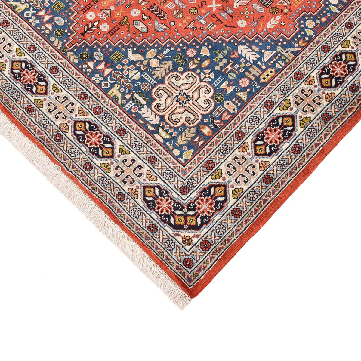 Gabbeh Tapijt - Kashkuli Perzisch - 206 x 137 cm - veelkleurig