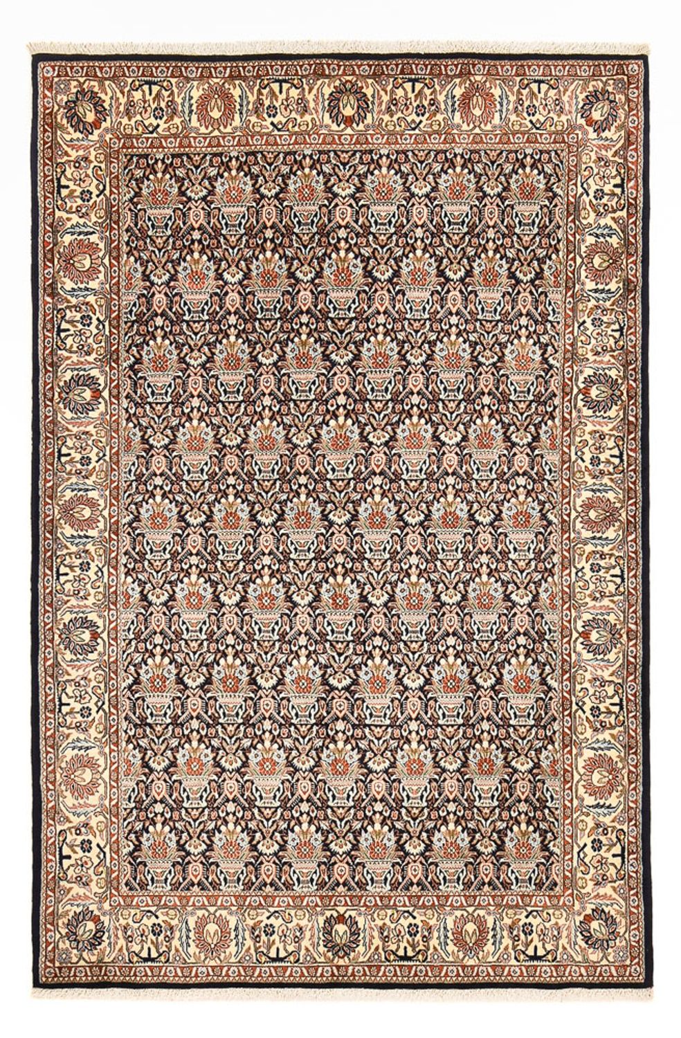 Gabbeh Tapijt - Kashkuli Perzisch - 210 x 139 cm - donker beige