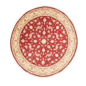 Perzisch tapijt - Tabriz - Royal rond  - 200 x 200 cm - rood