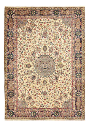 Perzisch tapijt - Tabriz - Royal - 336 x 235 cm - beige