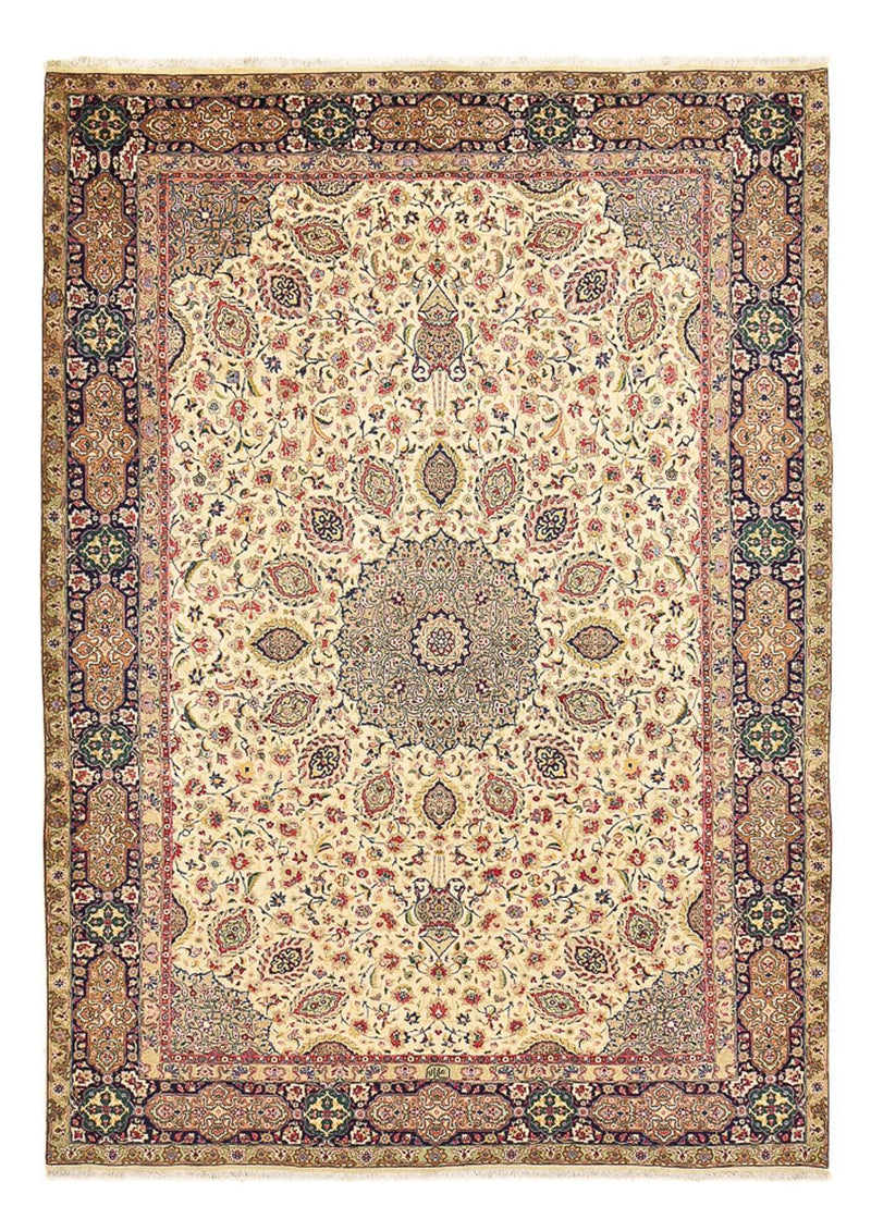 Perzisch tapijt - Tabriz - Royal - 336 x 235 cm - beige