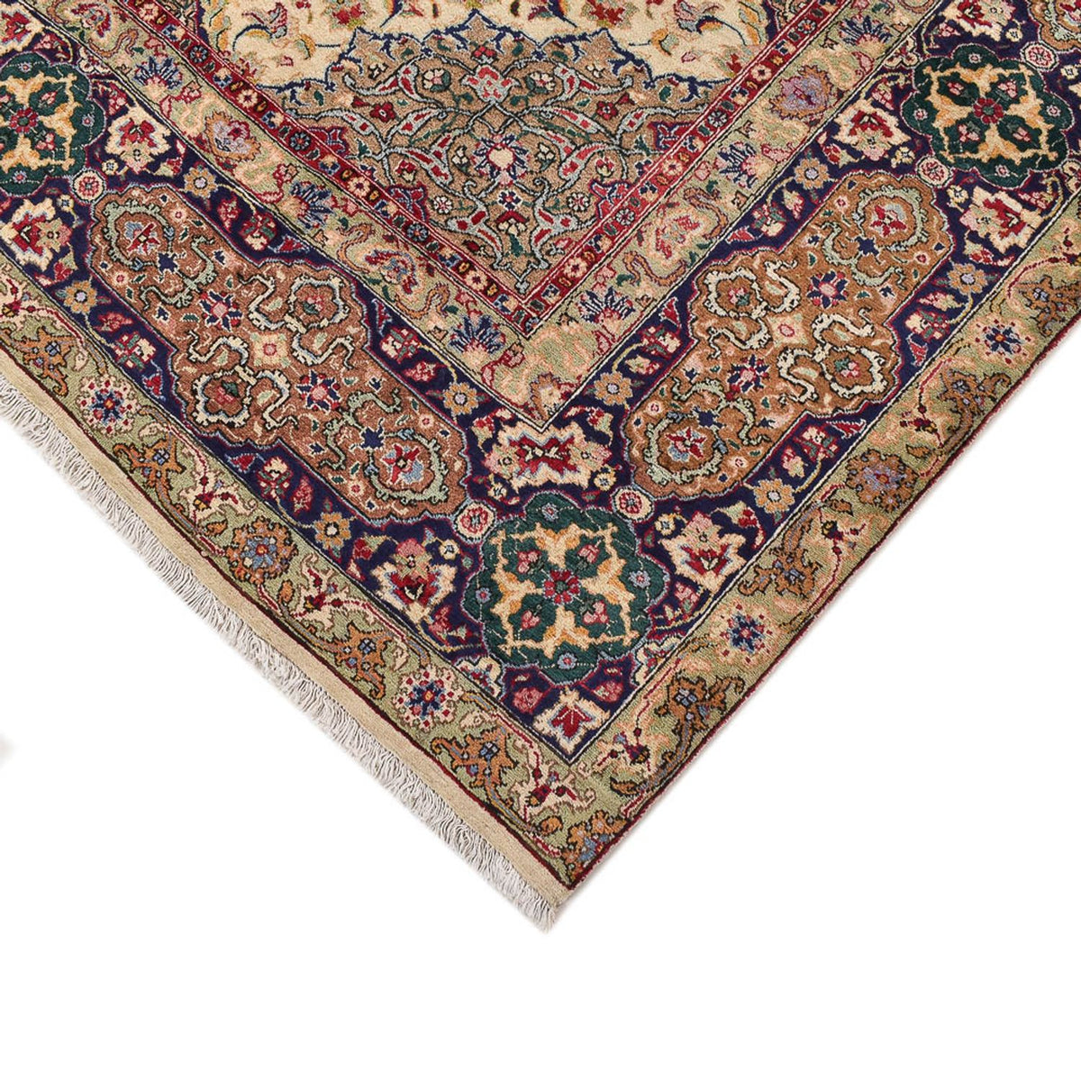 Perzisch tapijt - Tabriz - Royal - 336 x 235 cm - beige