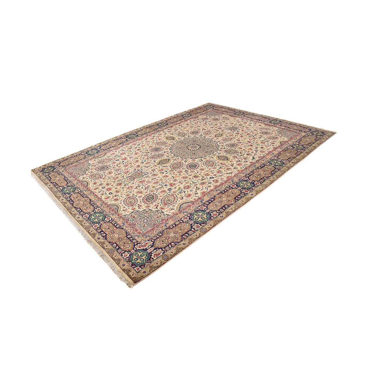 Perzisch tapijt - Tabriz - Royal - 336 x 235 cm - beige
