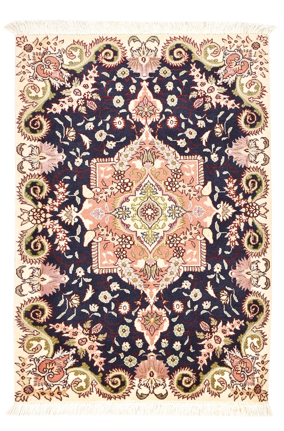 Perzisch tapijt - Tabriz - Royal - 92 x 60 cm - veelkleurig
