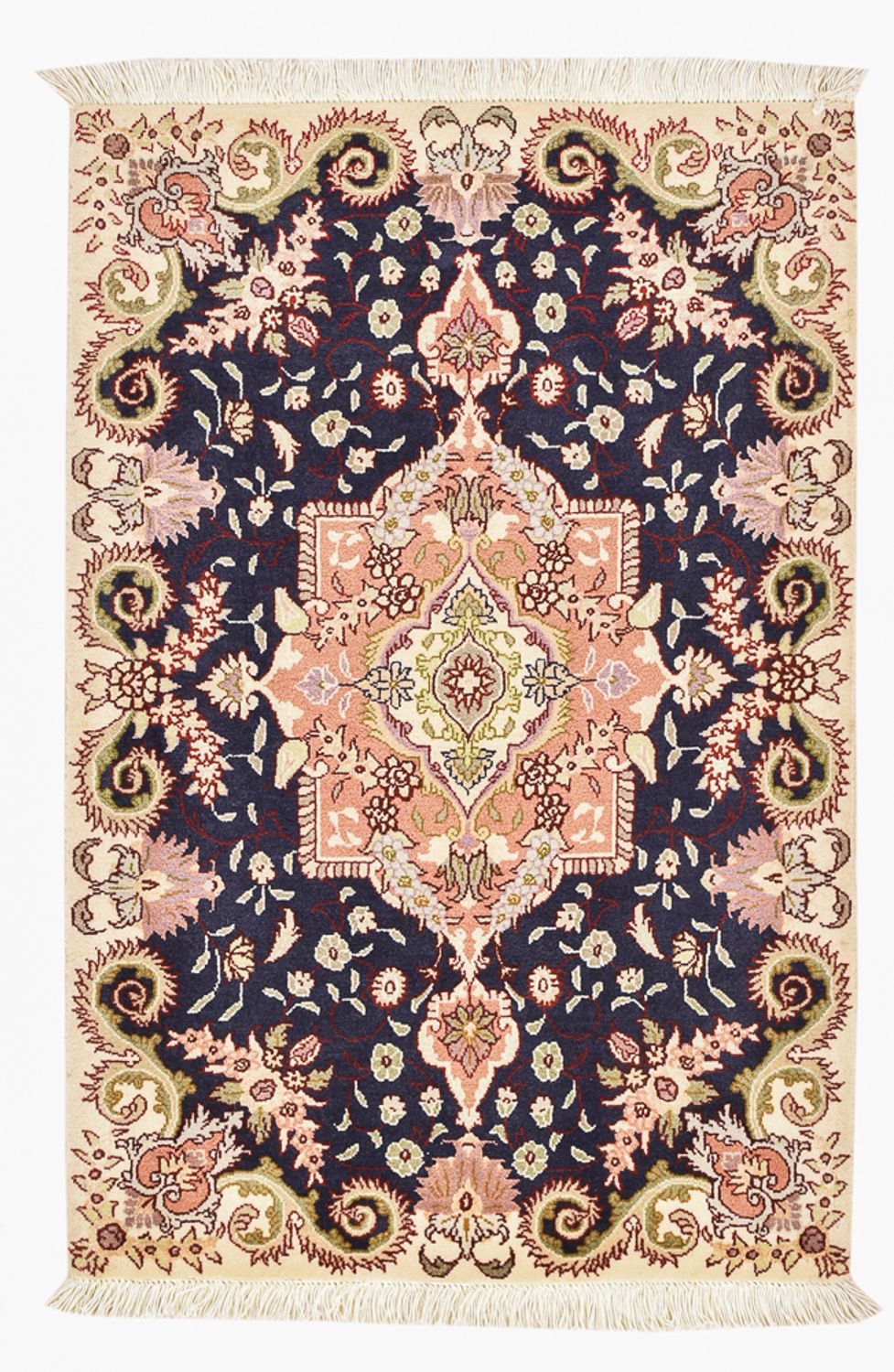 Perzisch tapijt - Tabriz - Royal - 92 x 60 cm - veelkleurig