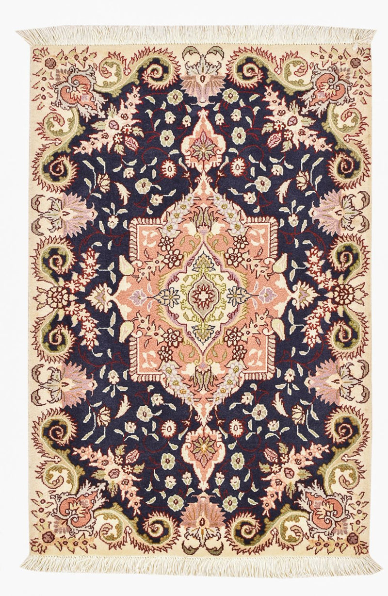 Perzisch tapijt - Tabriz - Royal - 92 x 60 cm - veelkleurig