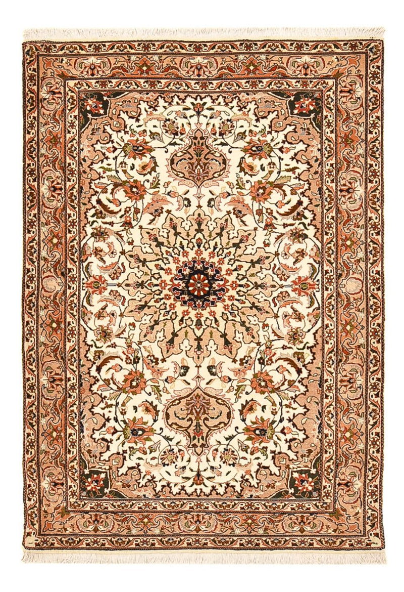 Perzisch tapijt - Tabriz - Royal - 150 x 100 cm - beige