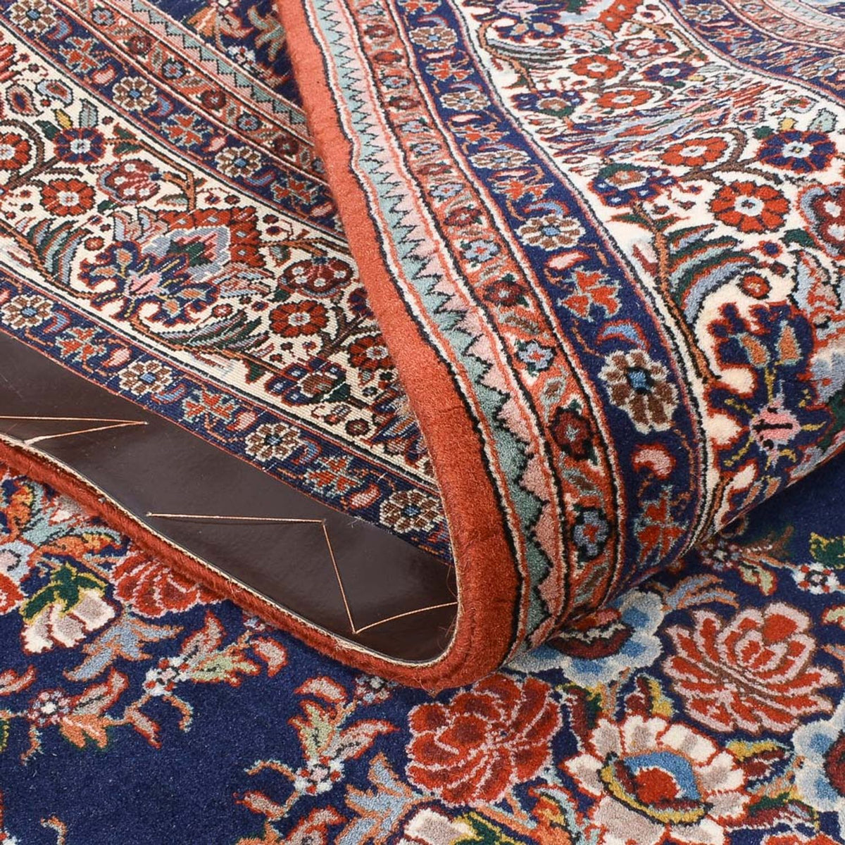 Perzisch tapijt - Bijar - 251 x 152 cm - donkerblauw