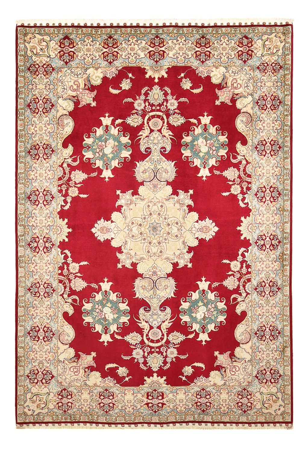 Perzisch tapijt - Tabriz - Royal - 310 x 204 cm - rood