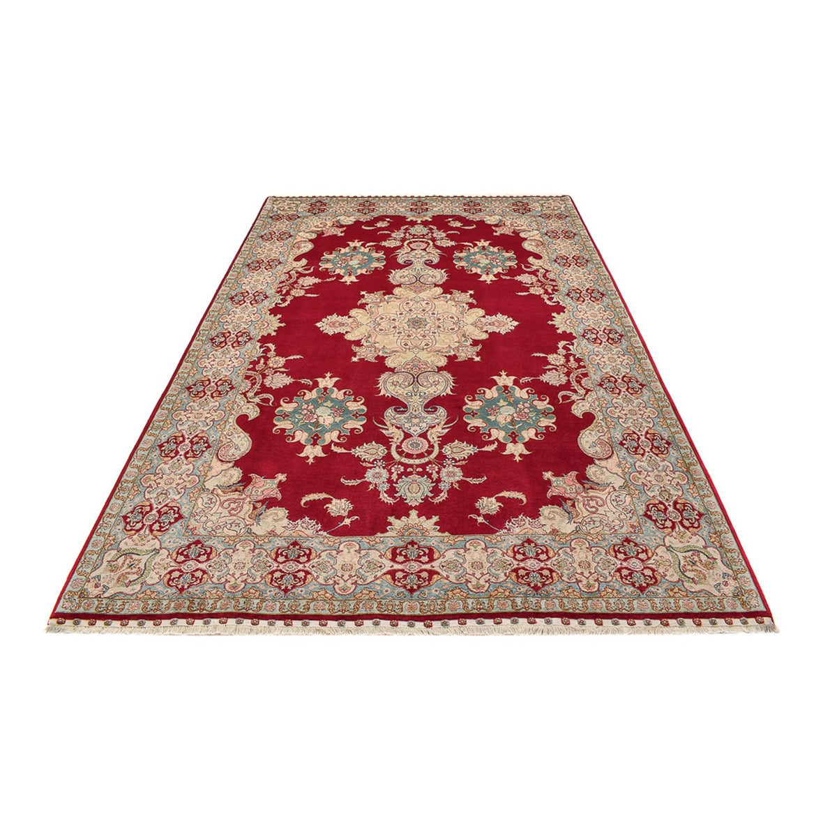 Perzisch tapijt - Tabriz - Royal - 310 x 204 cm - rood