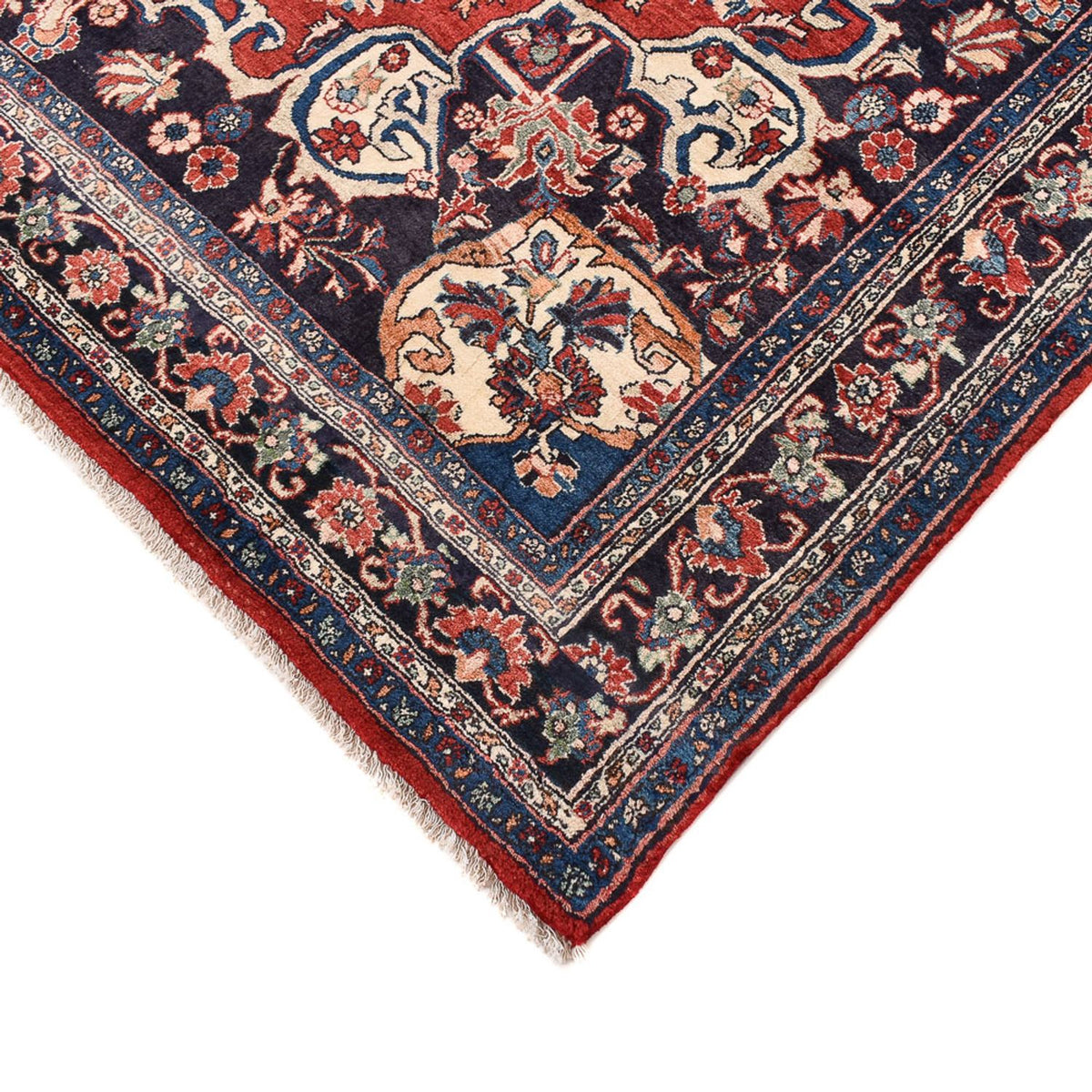 Perzisch tapijt - Bijar - 374 x 280 cm - rood