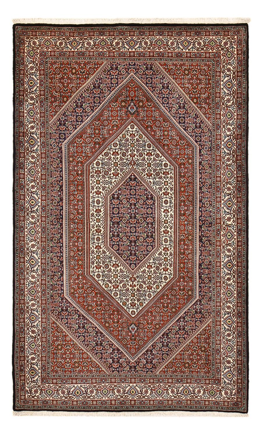 Perzisch tapijt - Bijar - 248 x 150 cm - roest