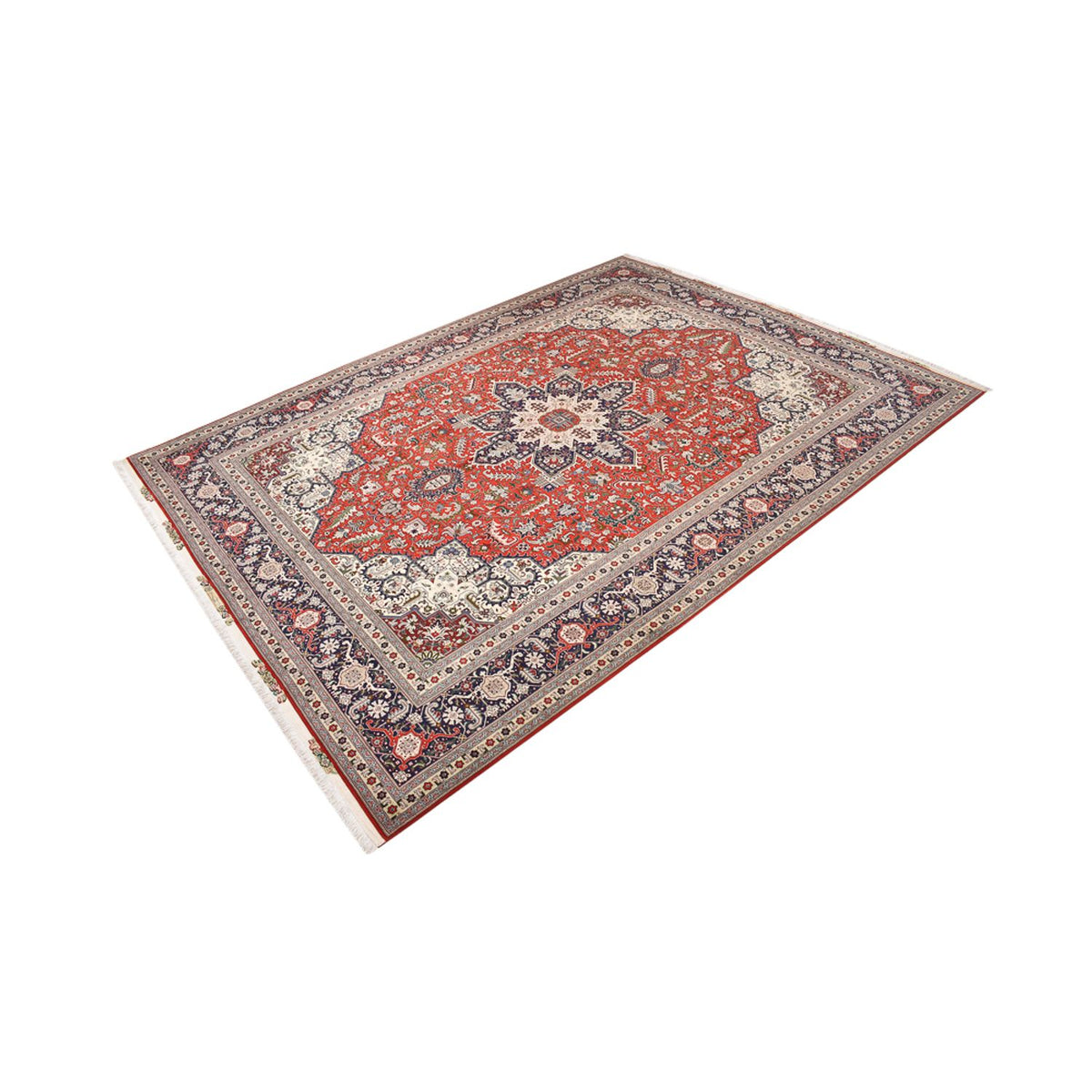 Perzisch tapijt - Tabriz - Royal - 403 x 302 cm - rood