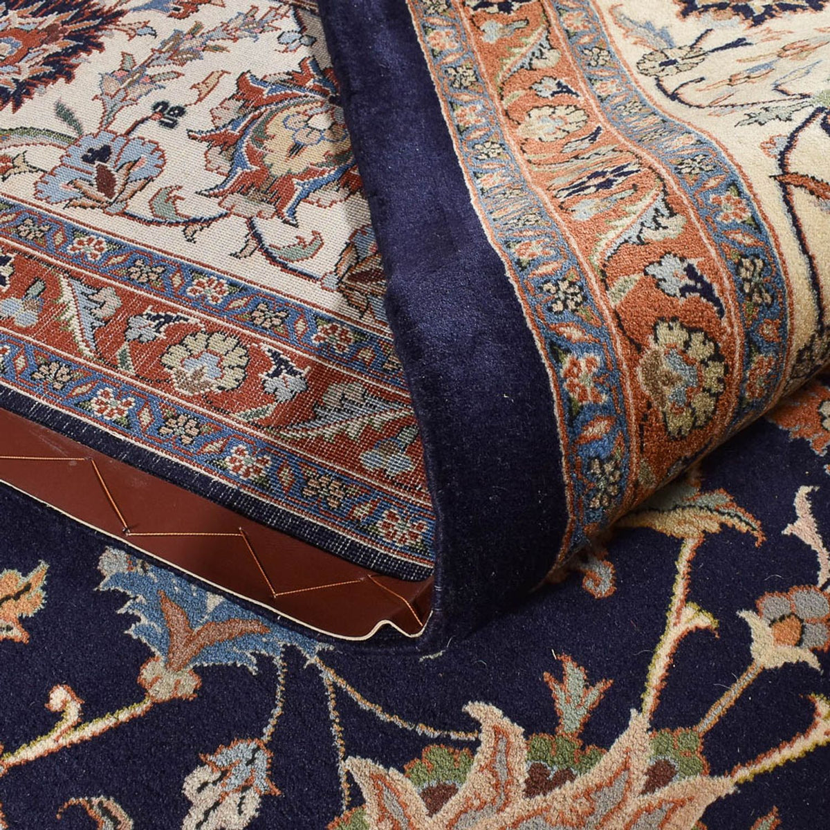 Perzisch tapijt - Klassiek - Koninklijke - 387 x 300 cm - donkerblauw