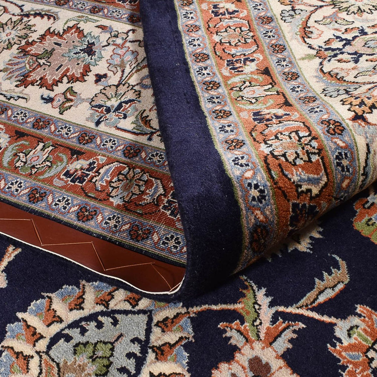 Perzisch tapijt - Klassiek - Koninklijke - 377 x 298 cm - donkerblauw