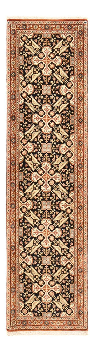Loper Perzisch tapijt - Ghom - Koninklijk - 197 x 51 cm - donker beige