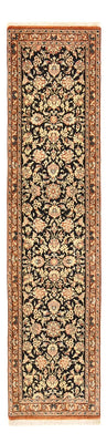 Loper Perzisch tapijt - Ghom - Koninklijk - 210 x 50 cm - donker beige