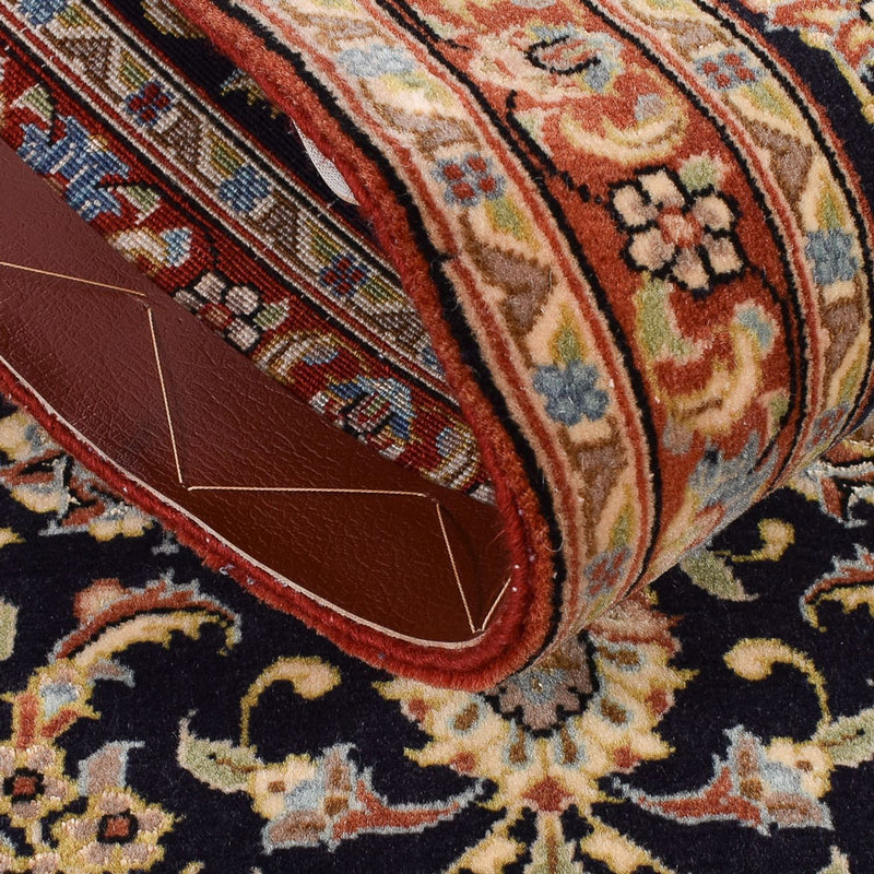 Loper Perzisch tapijt - Ghom - Koninklijk - 200 x 50 cm - donker beige