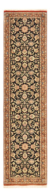 Loper Perzisch tapijt - Ghom - Koninklijk - 200 x 50 cm - donker beige